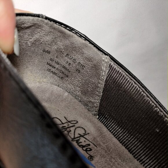 LifeStride Isabelle Flat Loafer Shoes Faux Leather Women's Lux Navy Size US 7.5W - Picture 8 of 10